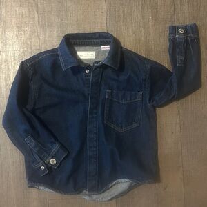 Zara Indigo Denim Shirt kids size 6